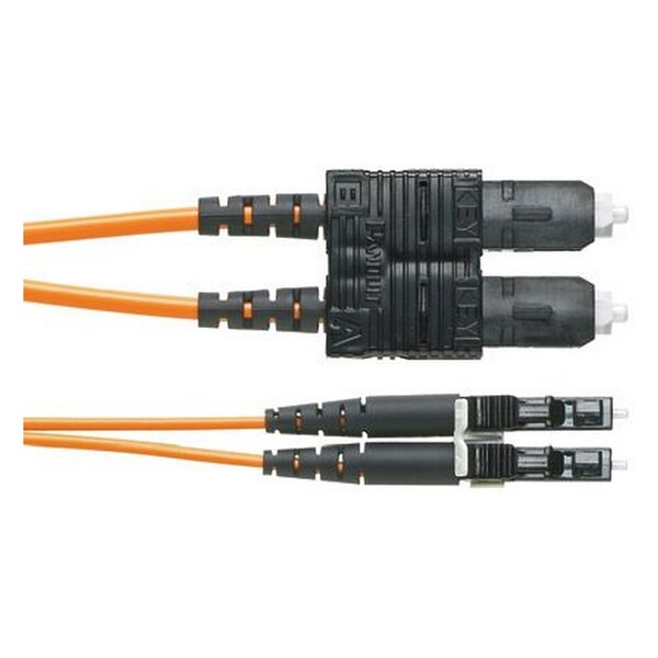 Panduit 2F NETKEY OM3 LSZH PATCHCORD, LC-SC DUPLEX 1.6MM JACKET 15MT, NKFPX2ELLSSM015